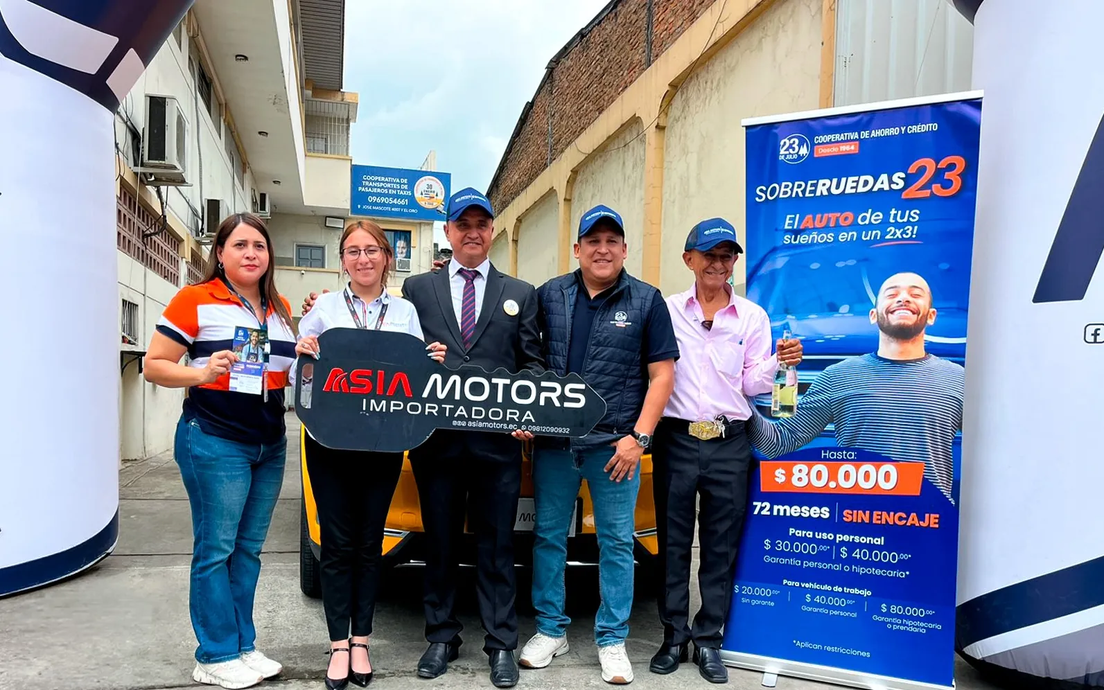 Entrega de Skyworth EV6 II a la Cooperativa de Taxis 30 de Enero, Guayaquil